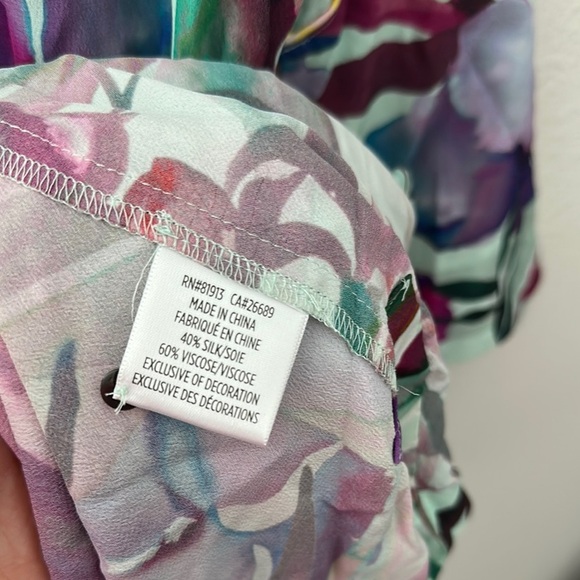 Floral Multicolor Tunic Dress Robert graham - Picture 4 of 6